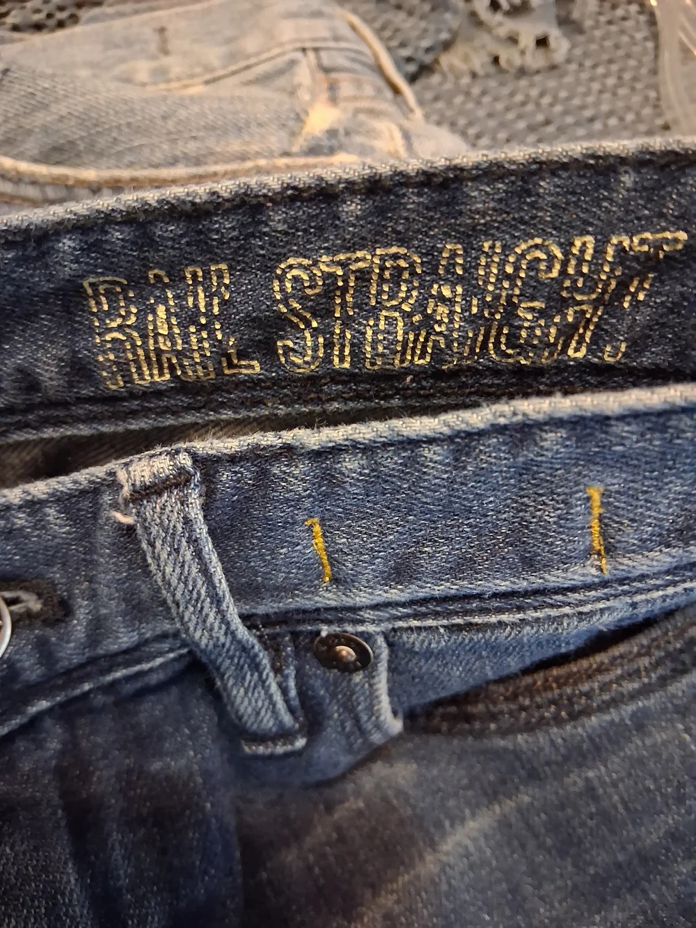 Madewell Rail Straight Jeans 26x34 Dark Wash High Rise Straight Leg Denim - Picture 6 of 13